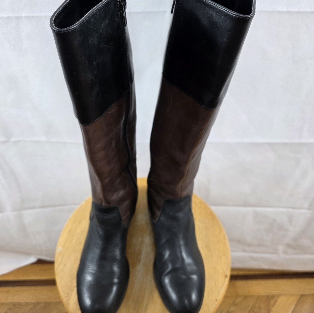 Ralph Lauren Black and Brown Ankle Boots - Picture 11 of 12